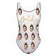thumbnail image 1 of MKLEKYY Trajes De Baño Mujer Women Fashion Diy Letter Print Piece Swimsuit Sexy Bikini Swimwear Bathing Sleeveless Backless Swimsuit 310, 1 of 3