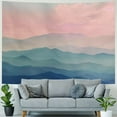 thumbnail image 4 of Creowell  Tapestry Gray Hazy Pastel Sky in Watercolor Blue Pink High Resolution Landscape Scene Home Decor Wall Hanging for Living Room Bedroom Dorm 50x40inch, 4 of 6