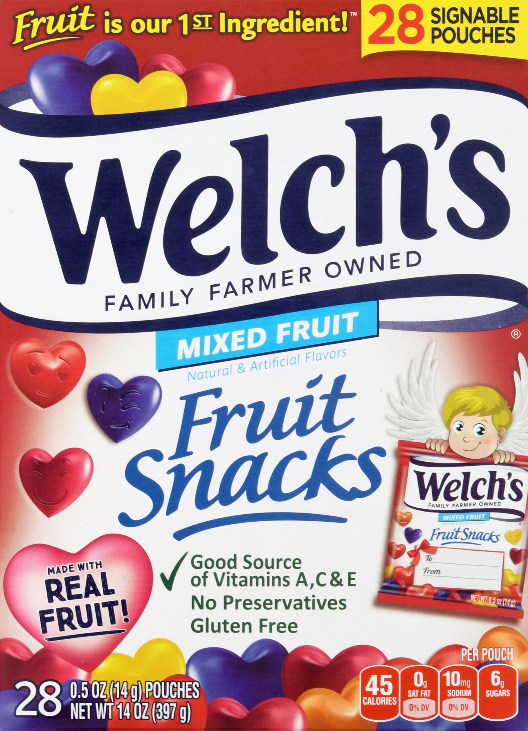 Welch's Fat-Free Mixed Fruit Snacks, 0.5 Oz., 28 Count - image 2 of 4