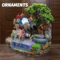 thumbnail image 3 of Moyic Adorno de fuente de rocalla con luces, paisaje simulado, adornos artesanales multifuncionales en miniatura, regalos para el hogar Decoración del hogar, 3 of 6