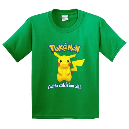 New Way 562 - Youth T-Shirt Pokemon Go Gotta Catch 'Em All (Best Pokemon To Catch In White)