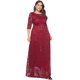 thumbnail image 2 of Women's Round Neck Lace Party Gown3XL, 2 of 5