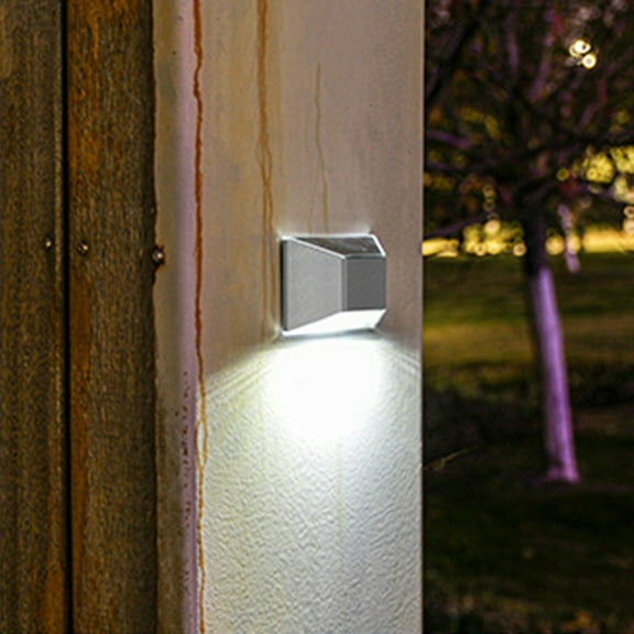 PRETXORVE Solar Lights Outdoor, Courtyard Decoration, Stair Step Lights, Plastic, High Light Transmittance, High Brightness Lights