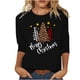thumbnail image 1 of Tops Navideños Para Mujer Blusas de Manga Larga Otoño Invierno Imprimir Camisetas Casuales Túnica Odeerbi ODB191123, 1 of 5