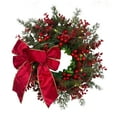 thumbnail image 2 of Awdenio Christmas Decoration Garland Simulation Red Fruit Leaf Door Hanging, 2 of 9