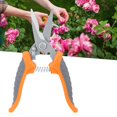 thumbnail image 3 of Tijeras de podar de jardín de color naranja para uso versátil Tijeras multifuncionales para plantas, 3 of 8