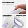 thumbnail image 2 of Light Up Dog Leash, Automatic Retractable Pet Leash, Pet Leash With Non-slip Handle For Pets Purple 9.8 Feet, 2 of 5