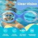 thumbnail image 3 of Gafas de natación para niños con correa elástica, sin fugas, antivaho, con ajuste rápido, de 3 a 14 años, 3 of 5
