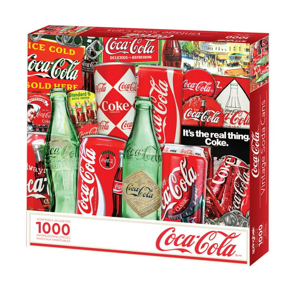 PRODUCTS Coca-Cola 1000 Puzzle, Coke Bottles 30" -