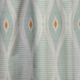 thumbnail image 4 of Designart 'Abstract Retro Drops VII' Mid-Century Modern Curtain Panel, 4 of 5