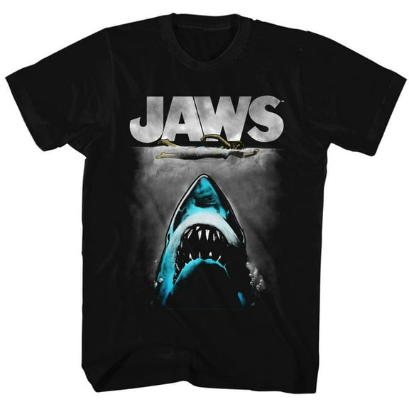 Jaws Movies Lichtenstein Adult Short Sleeve T Shirt
