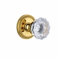 thumbnail image 3 of Grandeur 814683 Newport Solid Brass Rose Privacy Door Knob Set - Grey, 3 of 7