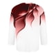 thumbnail image 2 of Camisas de Manga Larga para Hombres Imprimir Casual Cuello Redondo Blusa de Manga Corta, Camisas de Lino para Hombres, 2 of 4
