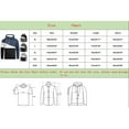 thumbnail image 3 of ASFGIMUJ Men's Casual Color Matching Long Sleeved Fashion Tether Pullover Top, 3 of 3
