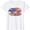 White, variant on American Flag USA of America US 4th of July T-Shirt Patriotic Gift