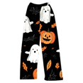 thumbnail image 6 of Bovemsi Womens Pants Women's Autumn And Winter Halloween 3D Flannel Double Velvet Print Casual Travel Pants, 6 of 6