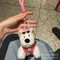 thumbnail image 4 of Car Premium West Highland Dog Plush Toy Doll Bag Keychain Blind Box Gift 12cm Bracelet Rainbow Clothes Dog, 4 of 5