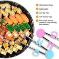 thumbnail image 3 of Children's Chopsticks, Learning Chopsticks Assistant, Stainless Steel Reusable Children, 3 of 5