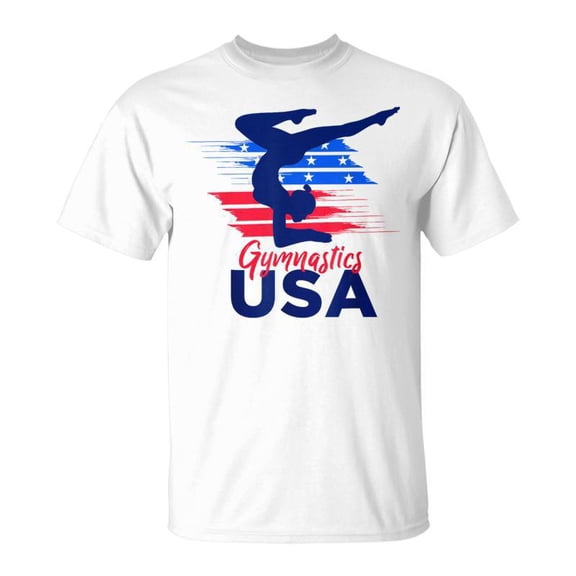 Usa Flag Gymnastics Usa Support TShirt