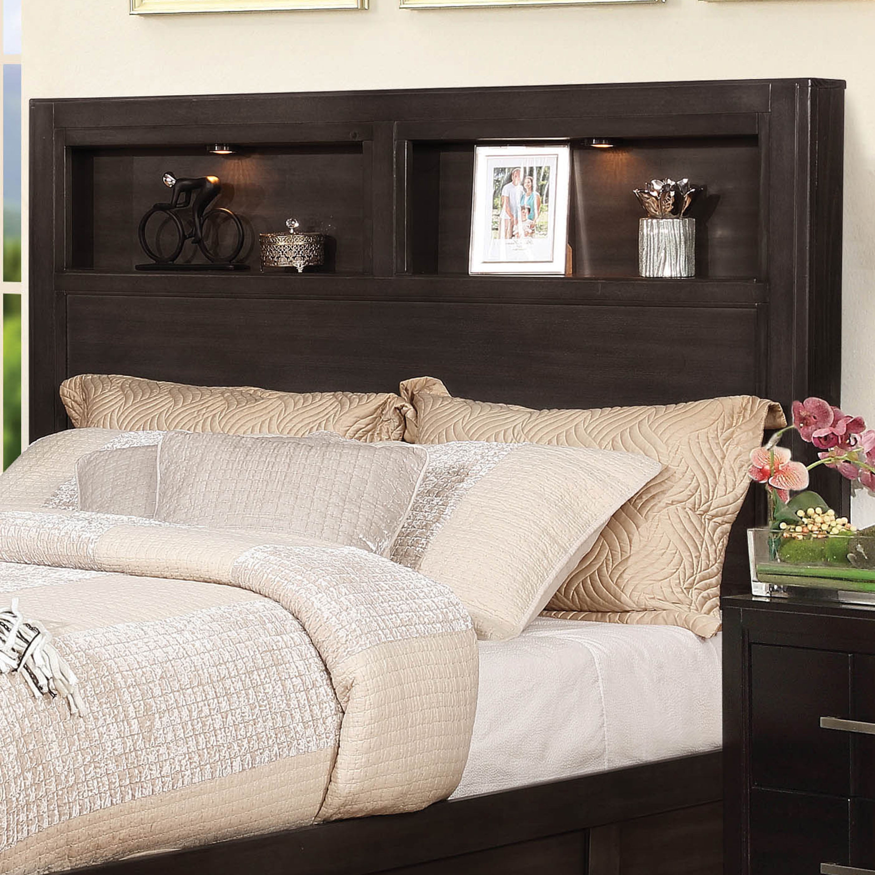 A queen headboard is the perfect finishing touch to your bedroom. walmart