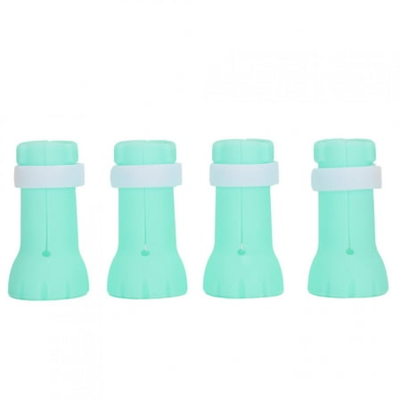 4Pcs Set Pet Cat Washing Claw Foot Cover Anti scratch Bath Cat Nails Paw Protector Shoes Boots Wuuuyi