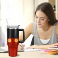 thumbnail image 6 of Cute Cartoon Mouse Stainless Steel Tumbler 40oz with Lid, Straw & Handle - Vacuum Insulated Cup Water Bottle Gift for Women Girls, 6 of 6