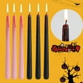 thumbnail image 3 of 4-Pack Gothic Pumpkin Head Bleeding Candles, Long-Stem Decorative Candles With Dripping Wax Effect, Perfect For Spooky Ambiance And Party Decorations, 3 of 7