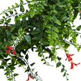thumbnail image 2 of 18??Floral & Fern Double Ring Wreath w/Twig Base, 2 of 3