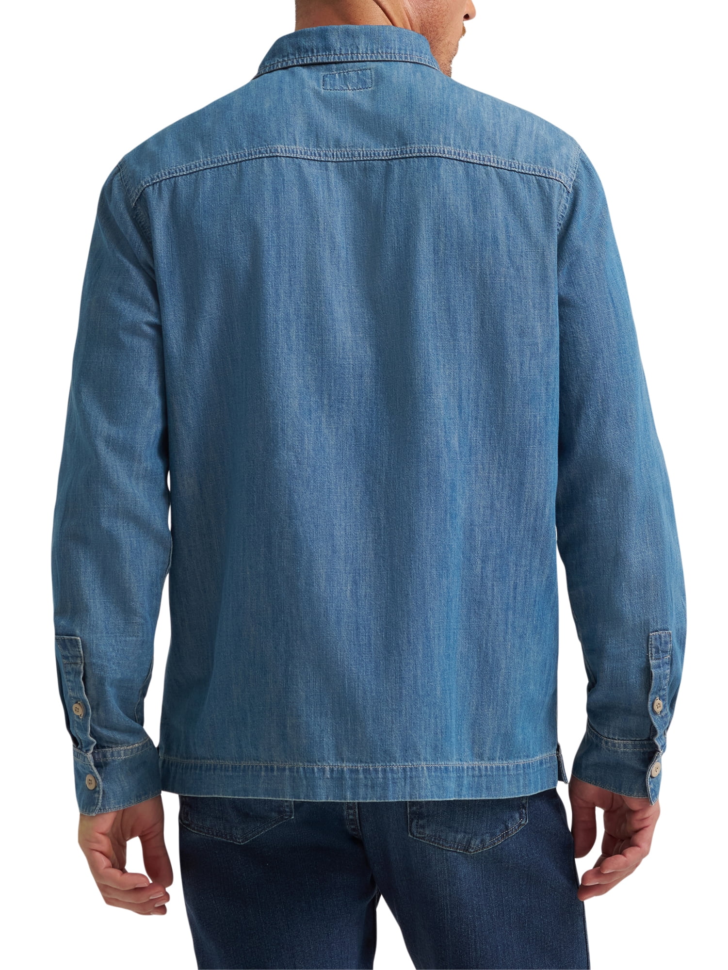 Wrangler® Men's Utility Streetwear Long Sleeve Shirt, Sizes S- 3XL