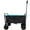 Black 06, variant on Folding Wagon Cart, Garden Beach Carts with Adjustable Handle, Heavy Duty Utility Garden Wagon Grocery Cart, Max Capacity 220lbs, Gray