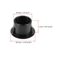 thumbnail image 3 of Unique Bargains Hole Plugs Black Plastic 13mm Snap in Locking Hole Tube Fasteners Cover Flush Type Panel Plugs 50 Pcs, 3 of 3