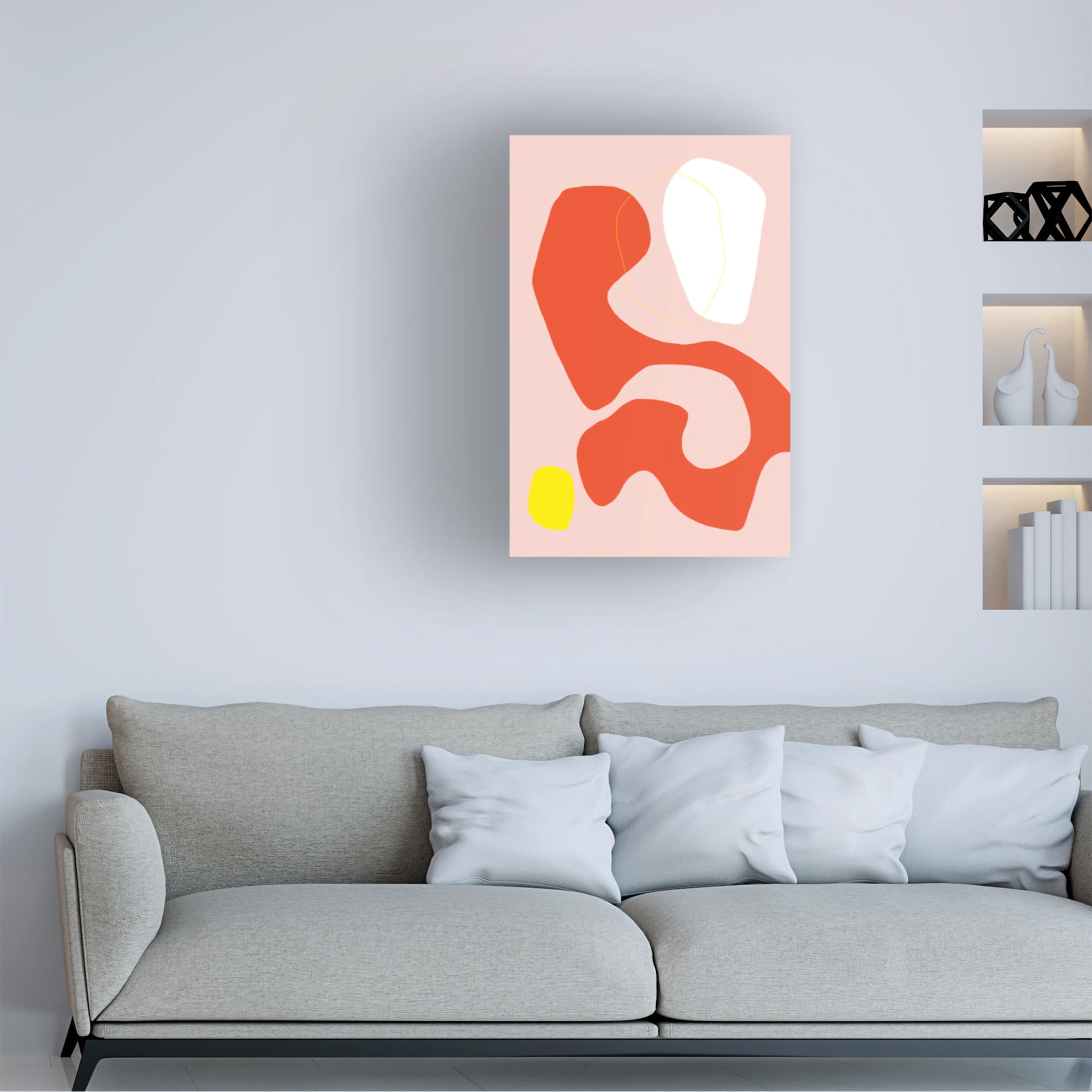 Trademark Fine Art uplusmestudio Coral Dancer Canvas Wall Art