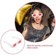 thumbnail image 3 of KAKOWELY 50 Pcs Lunettes pour Enfants Lunettes Rouges pour Films 3d à la Maison Cadeau de la Saint-Valentin Cadeaux de Fête Fournitures d'Anniversaire Récompenses de Classe, 5.91x"X5.12"X1.38 Pouces, 3 of 5