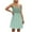 #JIE250530A109 Green, variant on Aloohaidyvio Dresses for Women No Boundaries Women's Beach Sundress Sleeveless Halter Spaghetti Straps Backless Lace Mini Swing Skater Dresses
