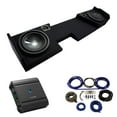 thumbnail image 1 of American Sound Connection Compatible with 2014-2018 Chevy Silverado Double Cab Alpine SWT-10S2 Car Audio Subwoofer Single 10" Custom Sub Box Enclosure Package, 1 of 4