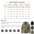 thumbnail image 3 of WTOBBY Men's Detachable Outdoor Jacket, Solid Color Workwear Style with Zippered Pockets, Long Sleeve Casual Coat for Practical Daily Use,Black 2XL, 3 of 5