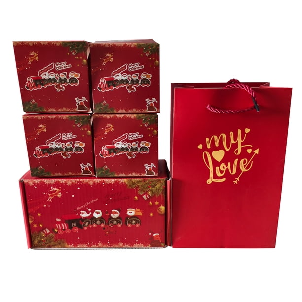 Caja sorpresa emergente - 18 cajas rebote con bolsa de regalo para Navidad, cumpleaños y propuestas