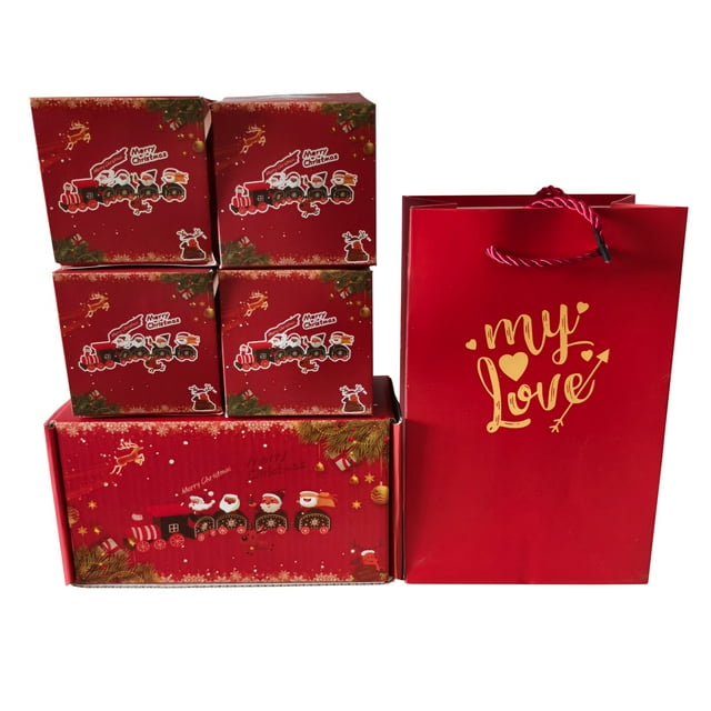 Naittoop Merry Christmas Surprise Box Gift Box Creating Most Surprising Gift Red Envelope Bouncing Romantic Gift Box