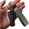 thumbnail image 3 of Leather Car Keychain – Universal 360° Rotatable Key Holder with Anti - Lost D - Ring for Men & Women, 3 of 6