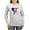 Ash Gray, variant on CafePress - Republican Democrat Women's Long Sleeve T Shirt - Women's Long Sleeve Graphic Casual T-Shirt