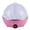 Pink, variant on Egg Cooker for Hard Boiled Soft Poached Eggs - 7 Egg Capacity Electric Steamer Food Cooker for Vegetables Dumplings Seafood - Compact Kitchen Appliance with Auto Shut Off Timer 350W