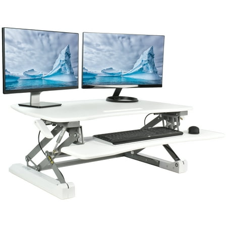 Vivo Deluxe Height Adjustable Standing Tabletop Desk Monitor