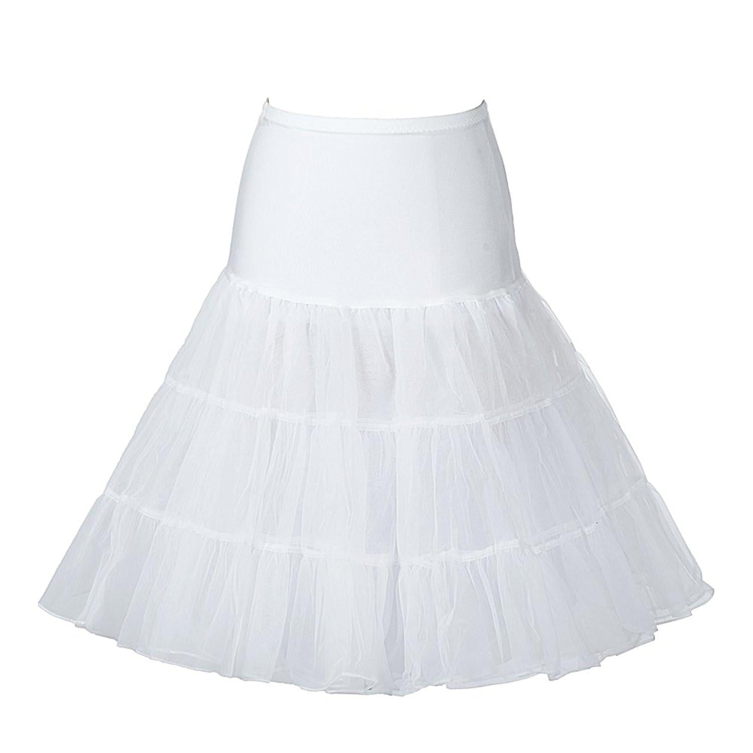 Boolavard 26 Retro 50s Underskirt Swing Vintage Petticoat Fancy Net Skirt 