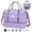 Purple, variant on SUOSDEY Overnight Duffle Bag for Travel,Weekender Bags with Shoes Compartment,Hospital Bag for Labor and Delivery,Carry on Bag for Women,Travel,Gym,Weekend