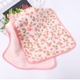 thumbnail image 7 of Coral Fleece Printed Towel Soft Quick Dry Bath Towel Absorbent Face Towel Lightweight Travel Hand Towel Pink Floral Design for Daily Use, 7 of 7