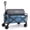 Blue, variant on Collapsible Folding Garden Outdoor Park Utility Wagon Picnic Camping Cart 5“ Solid Rubber Wheels