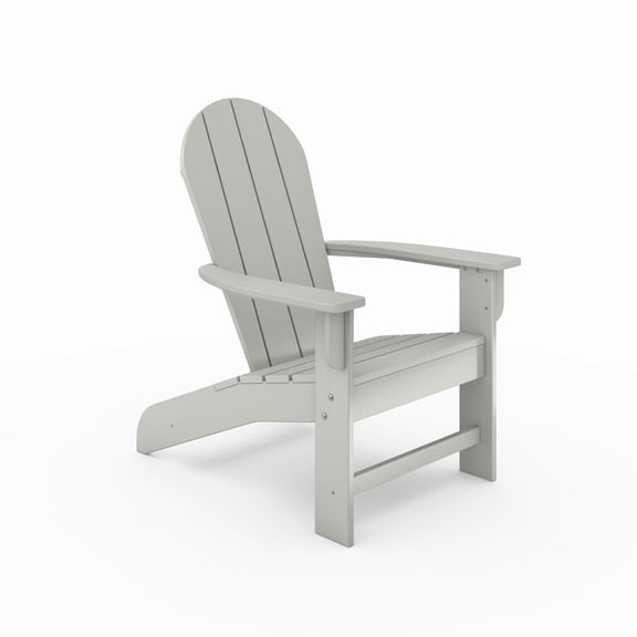 Adirondack Chairs Classic Dark Gray HDPE Poly Lumber for Pool Patio Garden | Dark Gray | HDPE