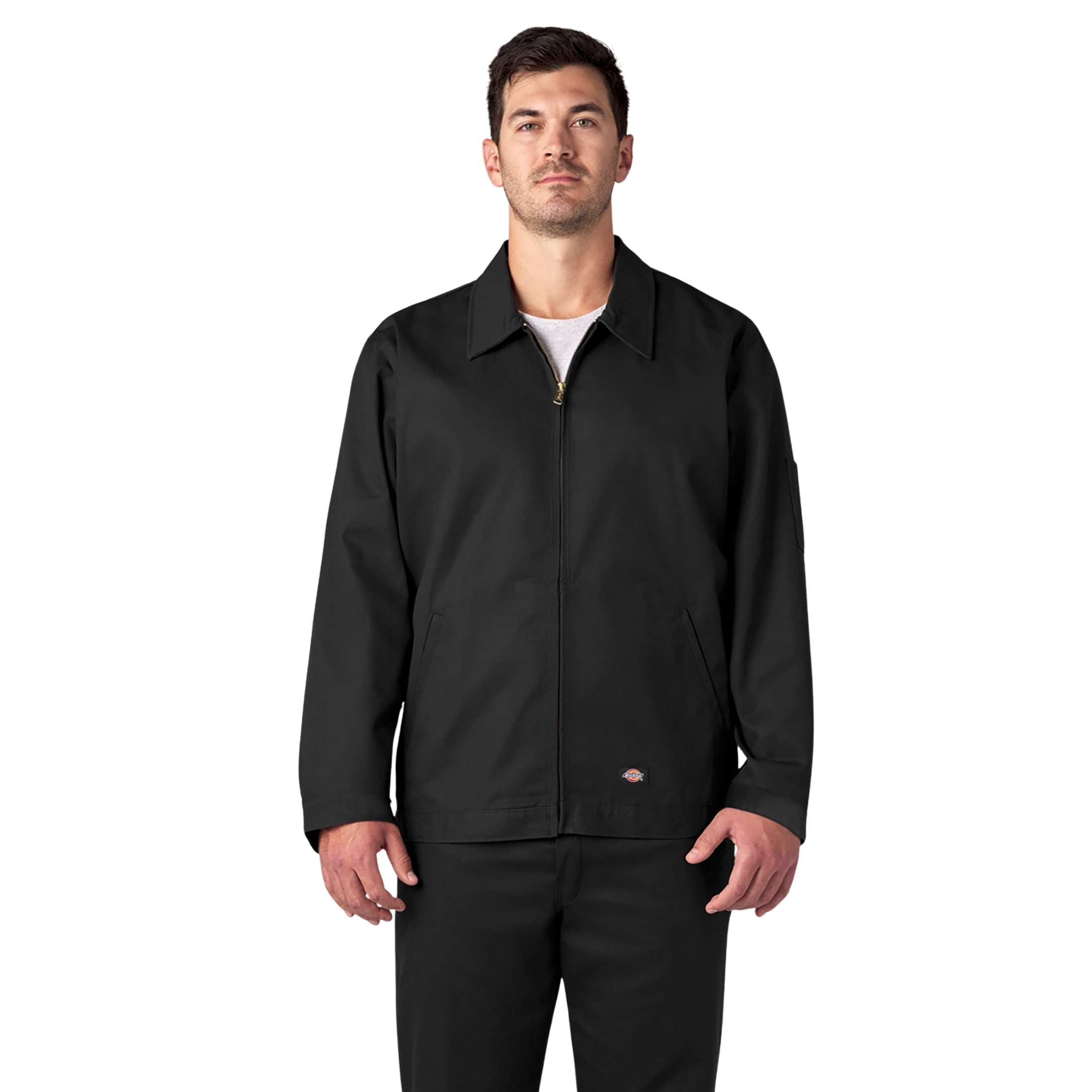 Dickies Men's 76242 Snap Front Windbreaker Water Resistant Jacket