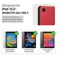 thumbnail image 2 of Antbox Funda Para Ipad De 9.ª Generación/Ipad De 8.ª Generación Con Portalápices Funda Inteligente De Cuero Vegano Para Ipad De 10,2'' 9.ª/8.ª/7.ª Generación (Rojo), 2 of 5