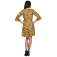 thumbnail image 3 of Moomaya Bathrobes For Women Wrap Printed Ruffle Style Bride Getting Ready Dress, 3 of 5